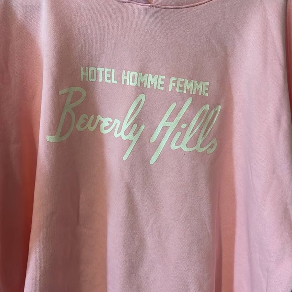 Hotel Homme Femme Pink Hoodie - Picture 3 of 7